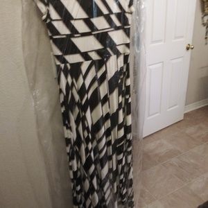 Long print dress, beautiful